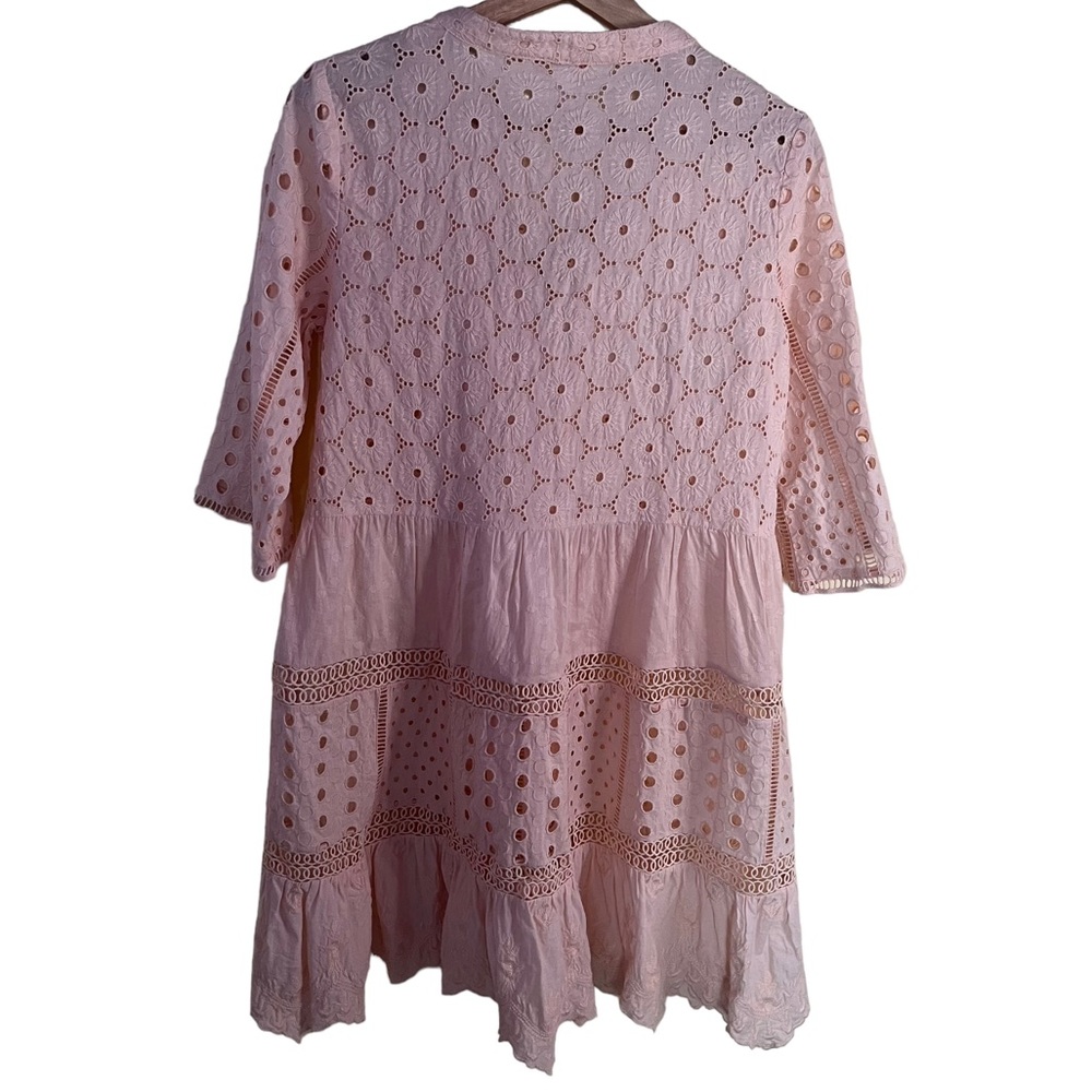 RIVER ISLAND Broderie Cover-Up Shirtdress Size S - Picture 6 of 7